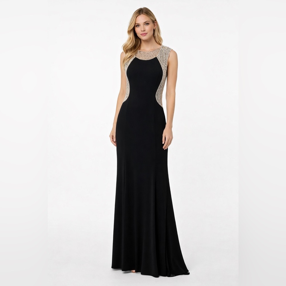 Elegant Black Evening Dress.  Only used once - Picture 2 of 8
